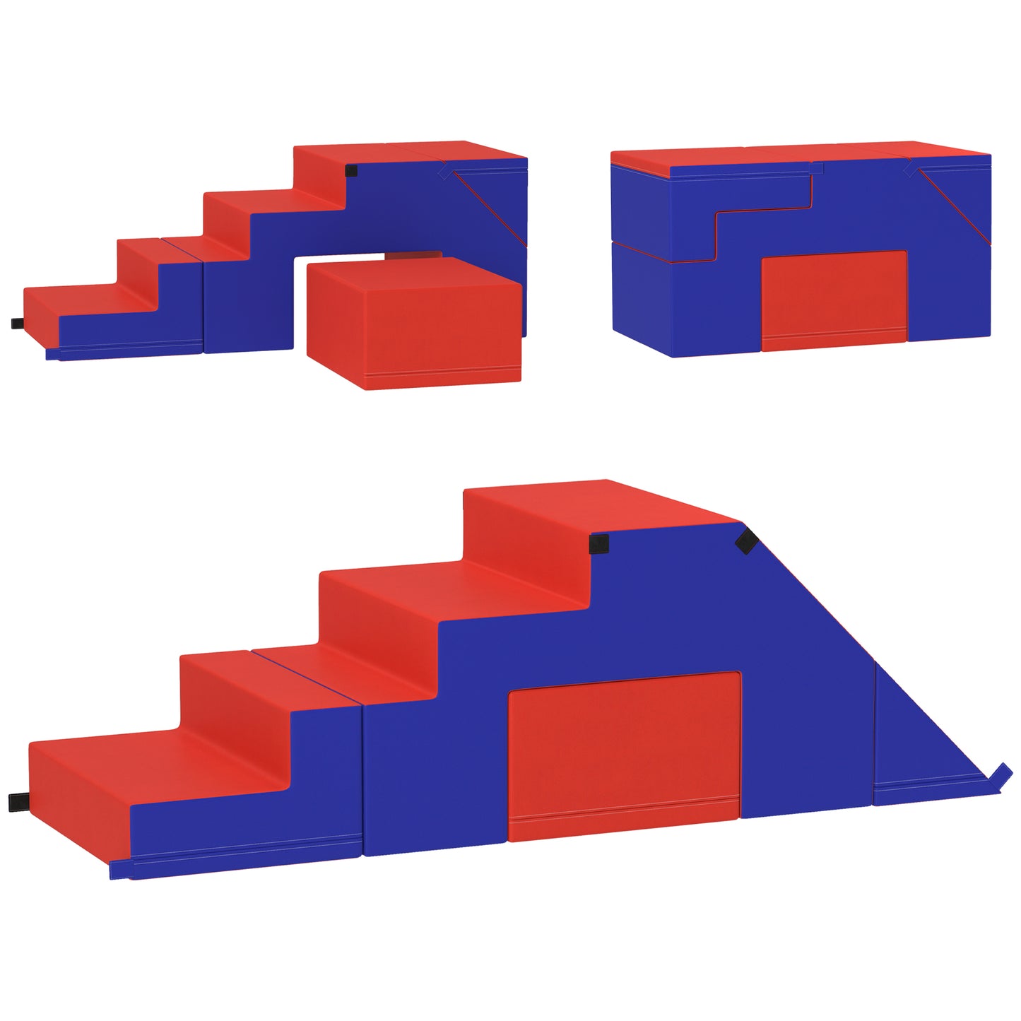 2-piece Soft Play Set, Baby Foam Climber Block for Toddler 1-3 Years