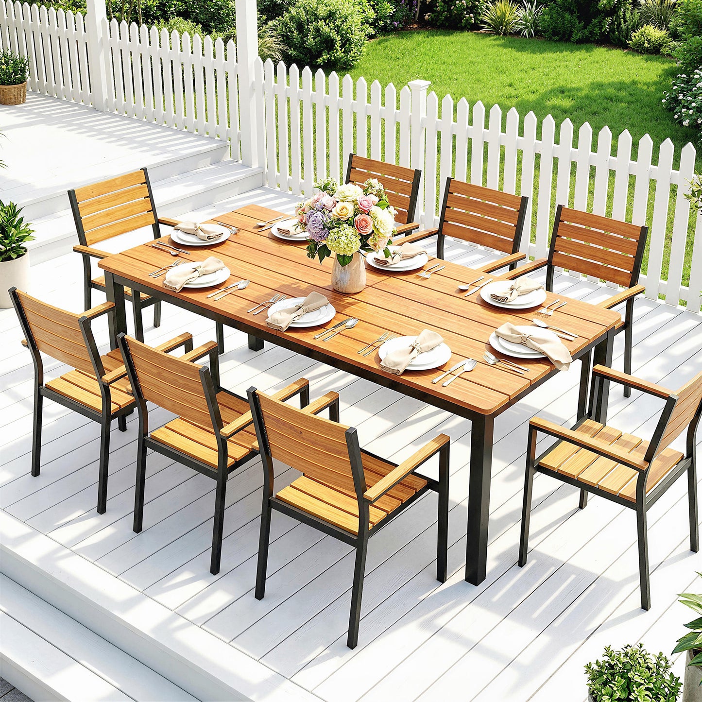 Garden Dining Table for 6-8 Person (1)