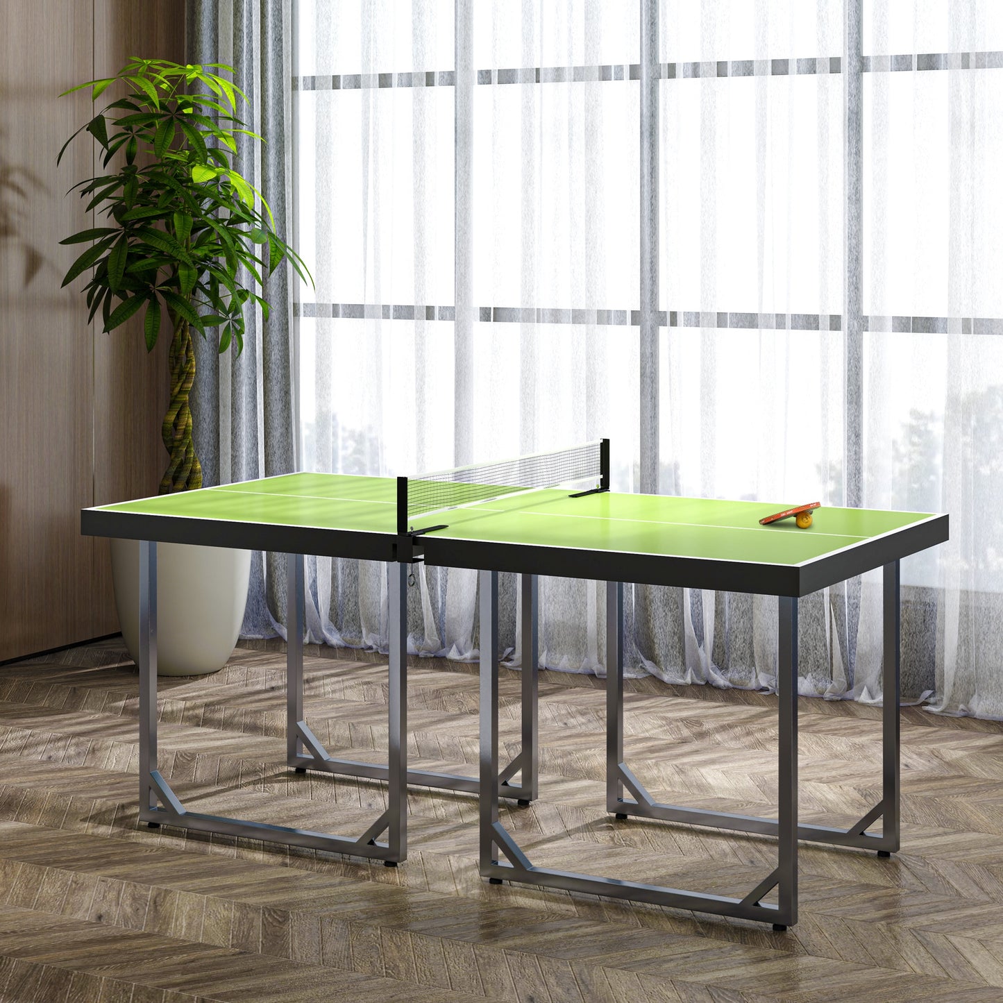 6ft Table Tennis Table, Ping Pong Table with Net