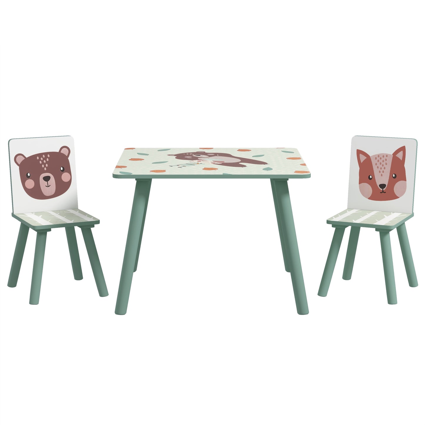 Kids and Table Chairs, Children Desk with Two Chairs