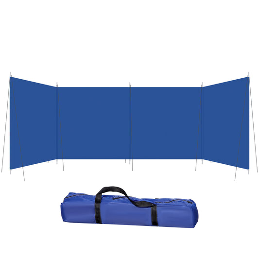 Camping Windbreak, Foldable Portable Wind Blocker w/ Carry Bag