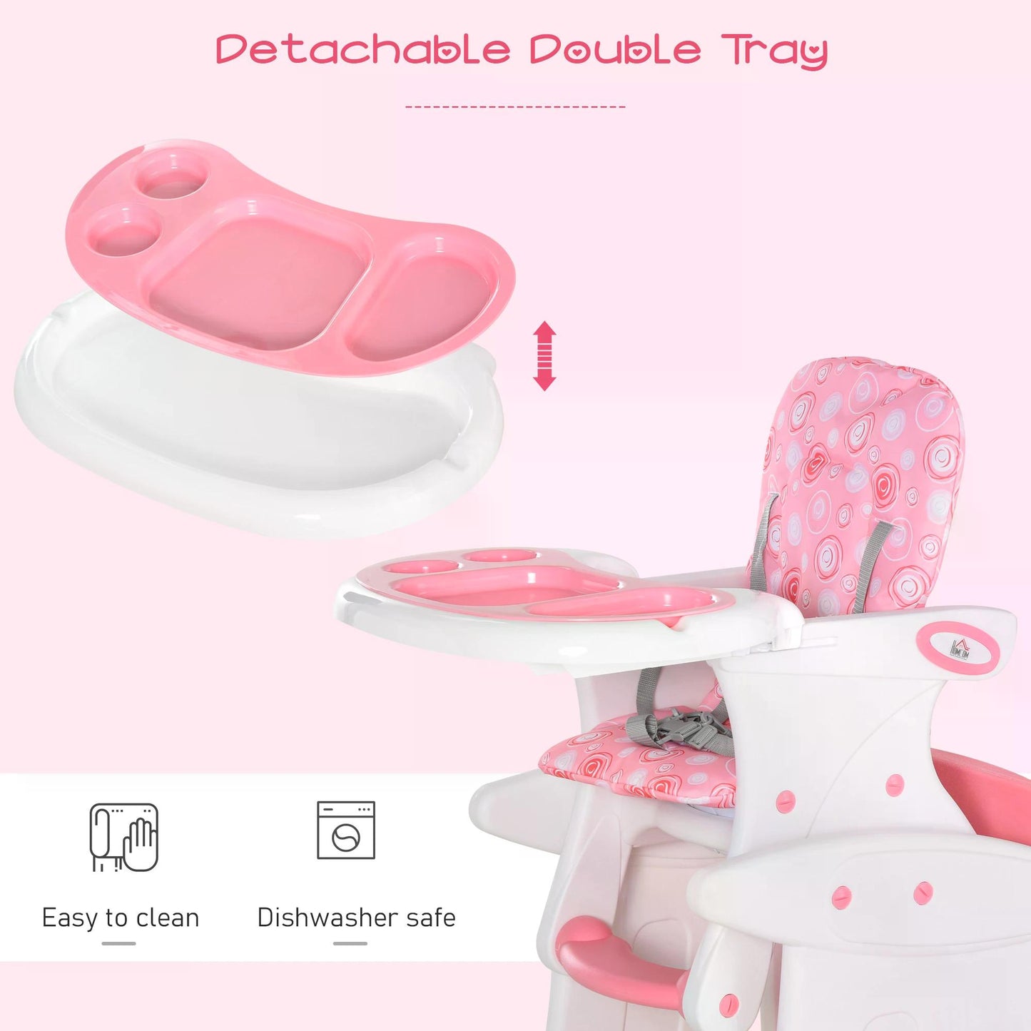 HDPE 3-in-1 Baby Booster High Chair