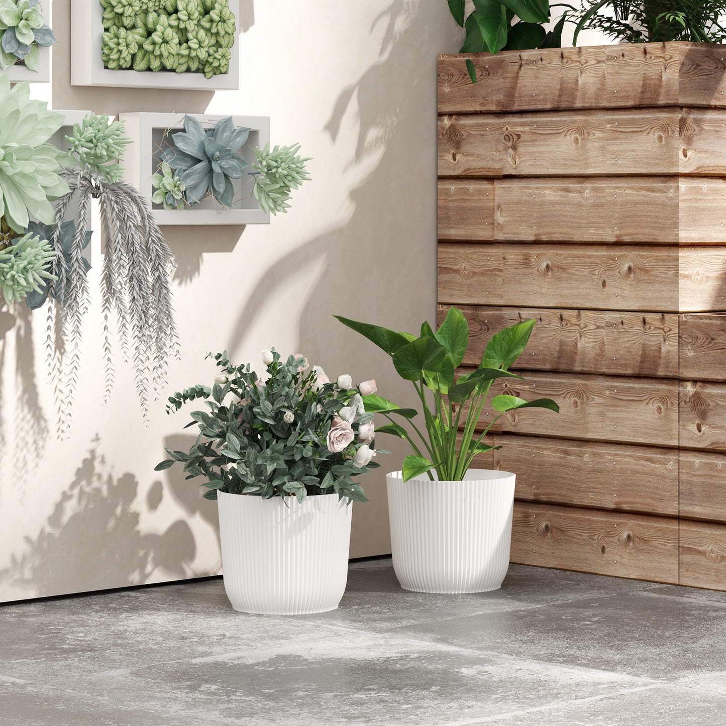Set of Two Ф22cm Planters