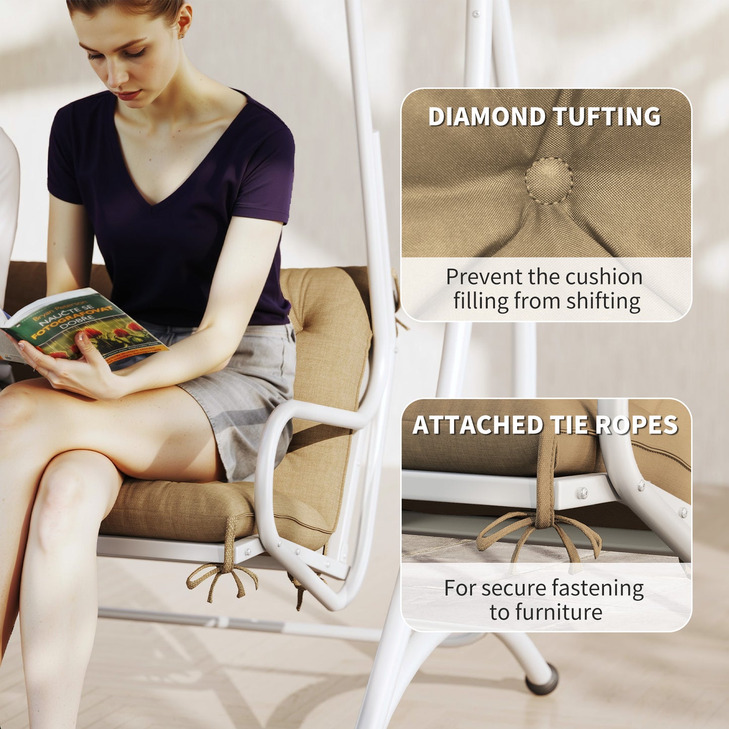 Three-Seater Bench Cushion