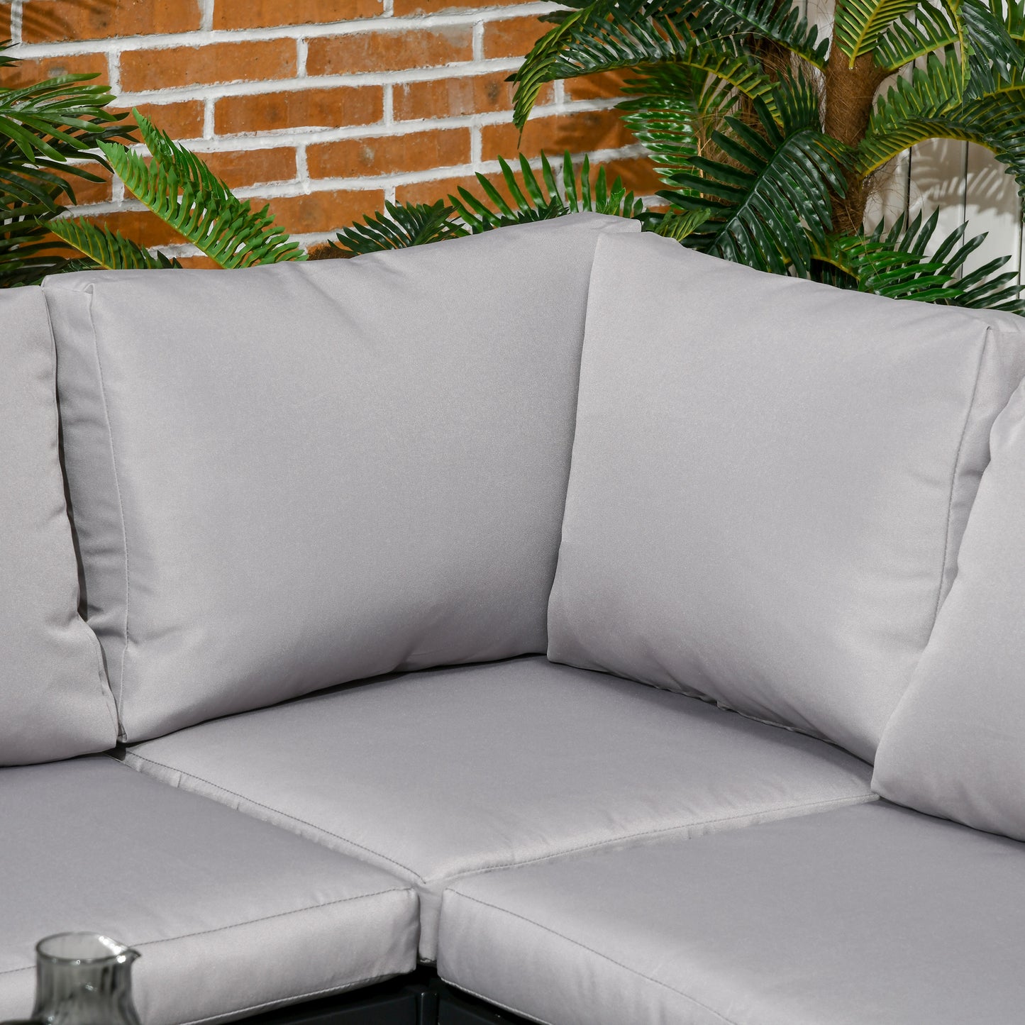 5 Seater Garden Corner Sofa Set