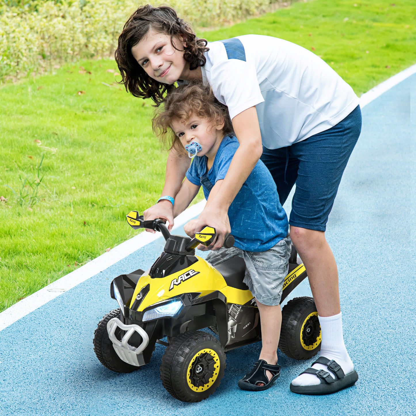 No Power Ride on Car Toddler Kids Walker Foot To Floor Slider w/