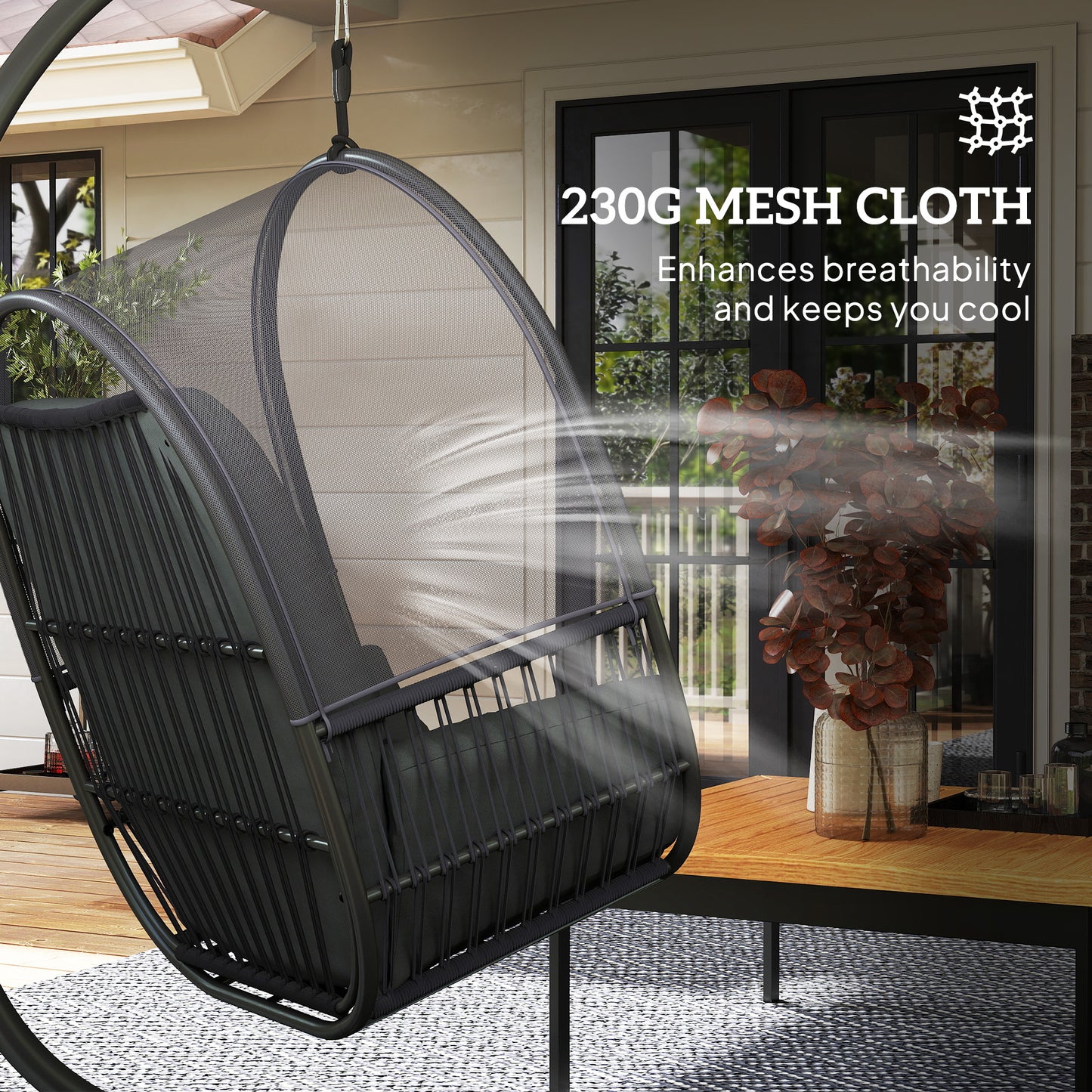 Hanging Egg Chair, with Cushion