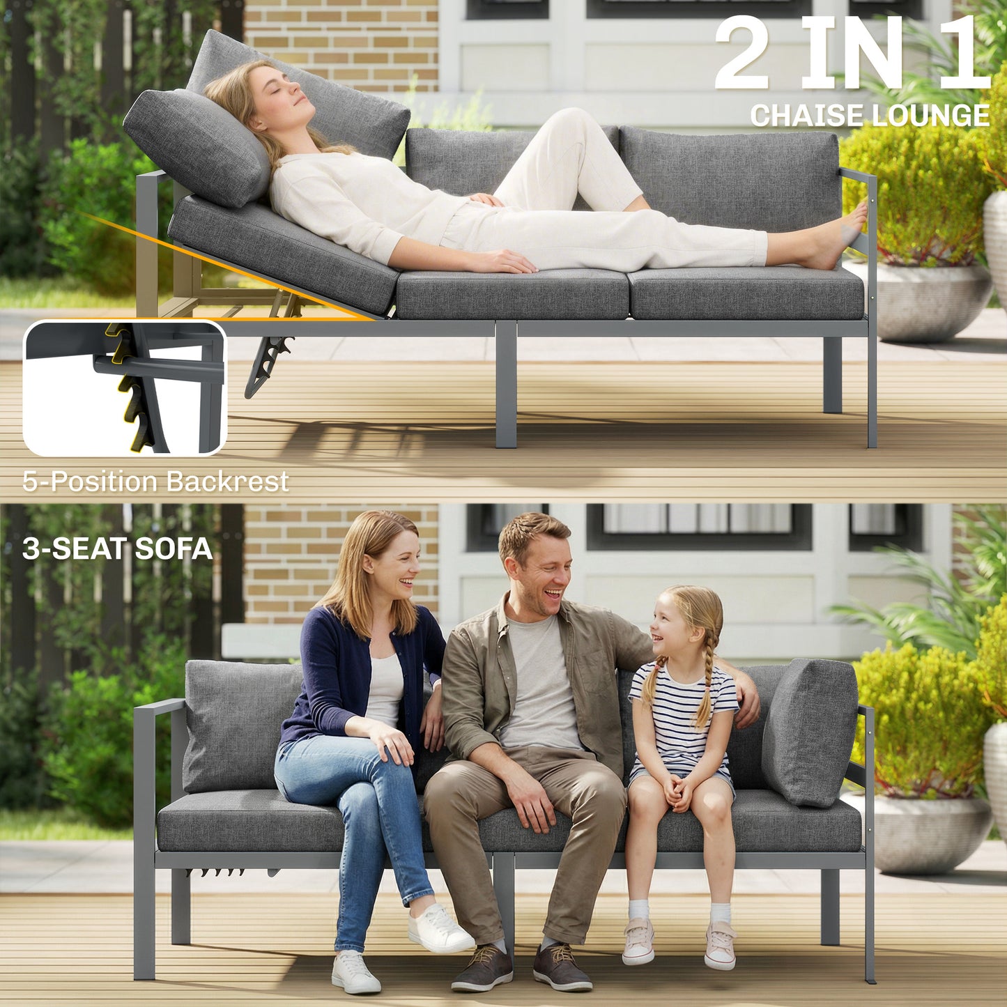 3 Pieces Garden Furniture Set (1)