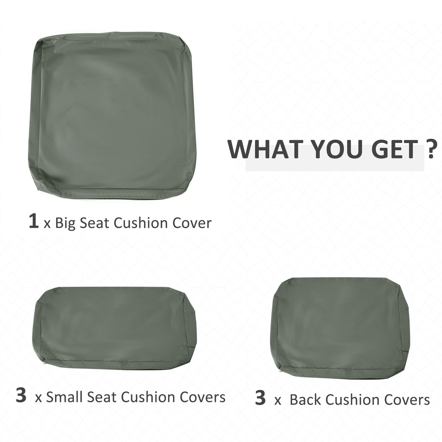 Cushion Cover Replacement Garden Rattan Patio Furniture Seat Cover