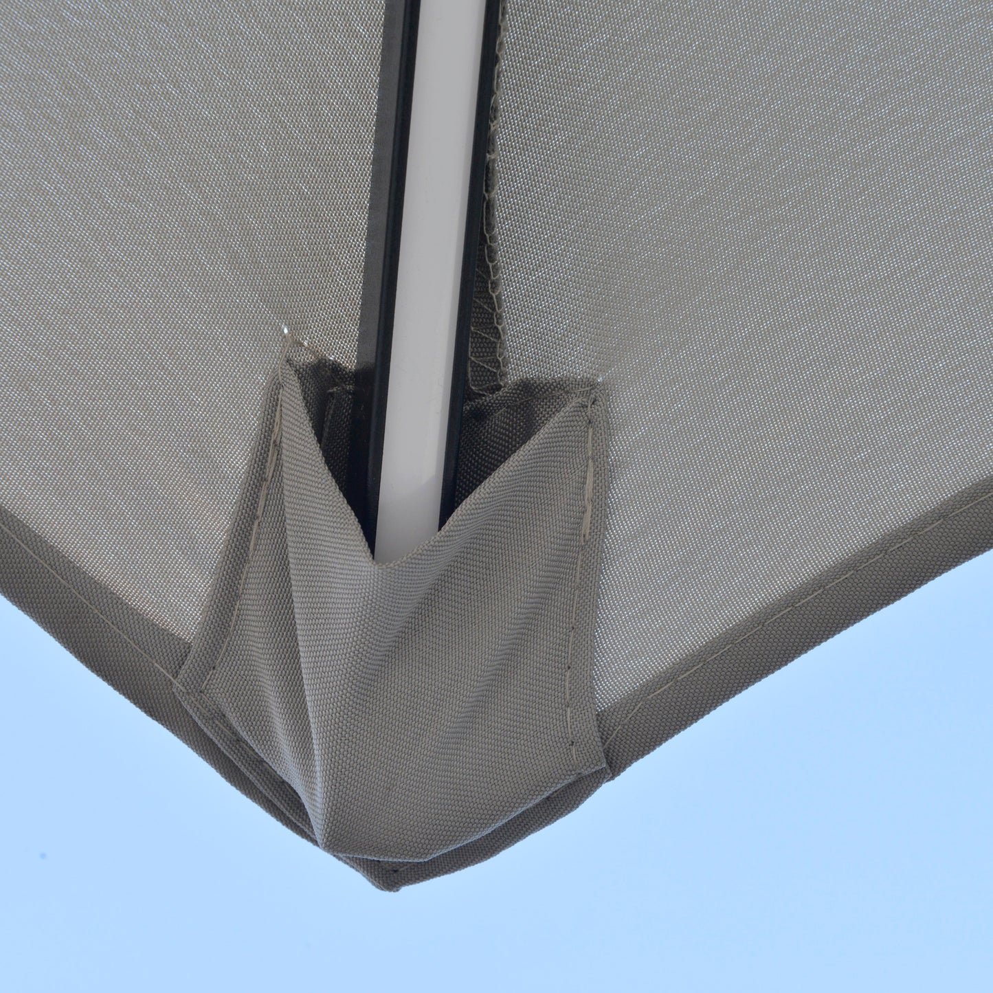 3(m) Cantilever Banana Parasol Hanging Umbrella with Double Roof