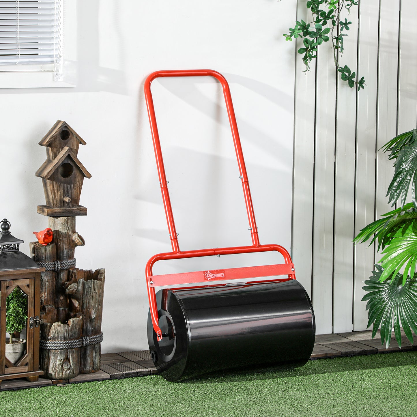 38L Fillable Cylinder Steel Lawn Roller