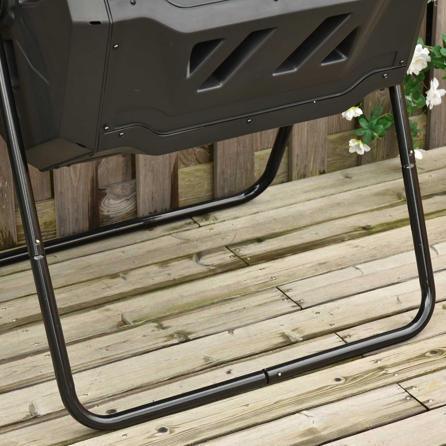 160L 360° Rotating Dual Chamber Composter