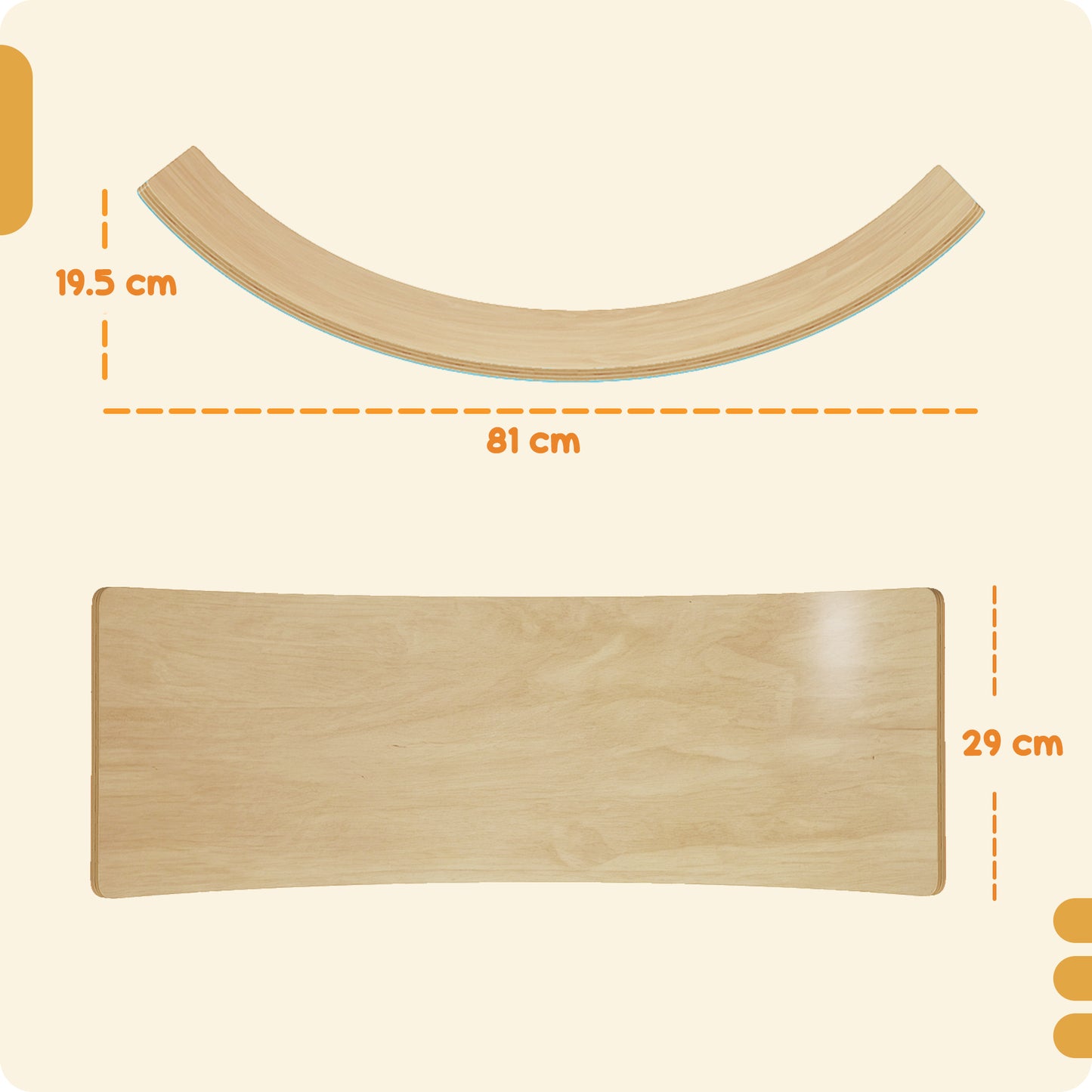 Wooden Balance Board for Kids