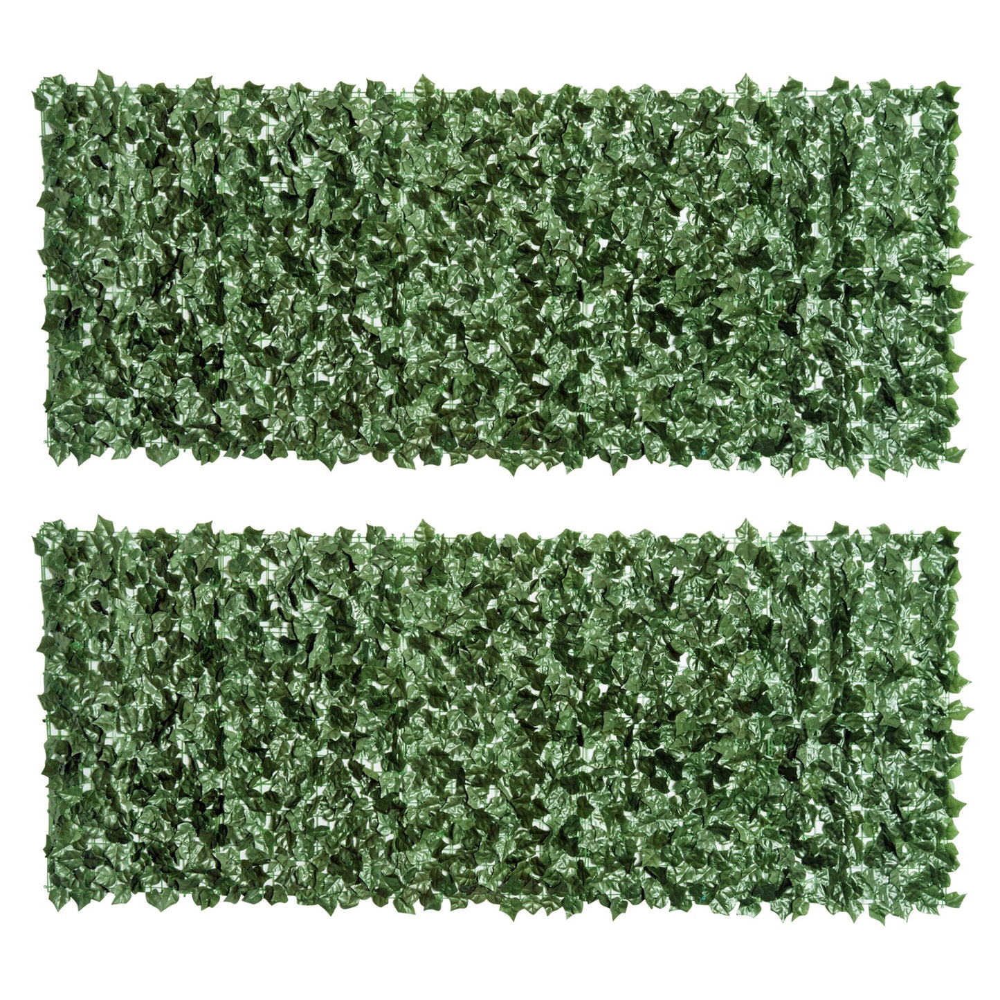 2-Piece Artificial Leaf Hedge Screen Privacy Fence Panel (1)