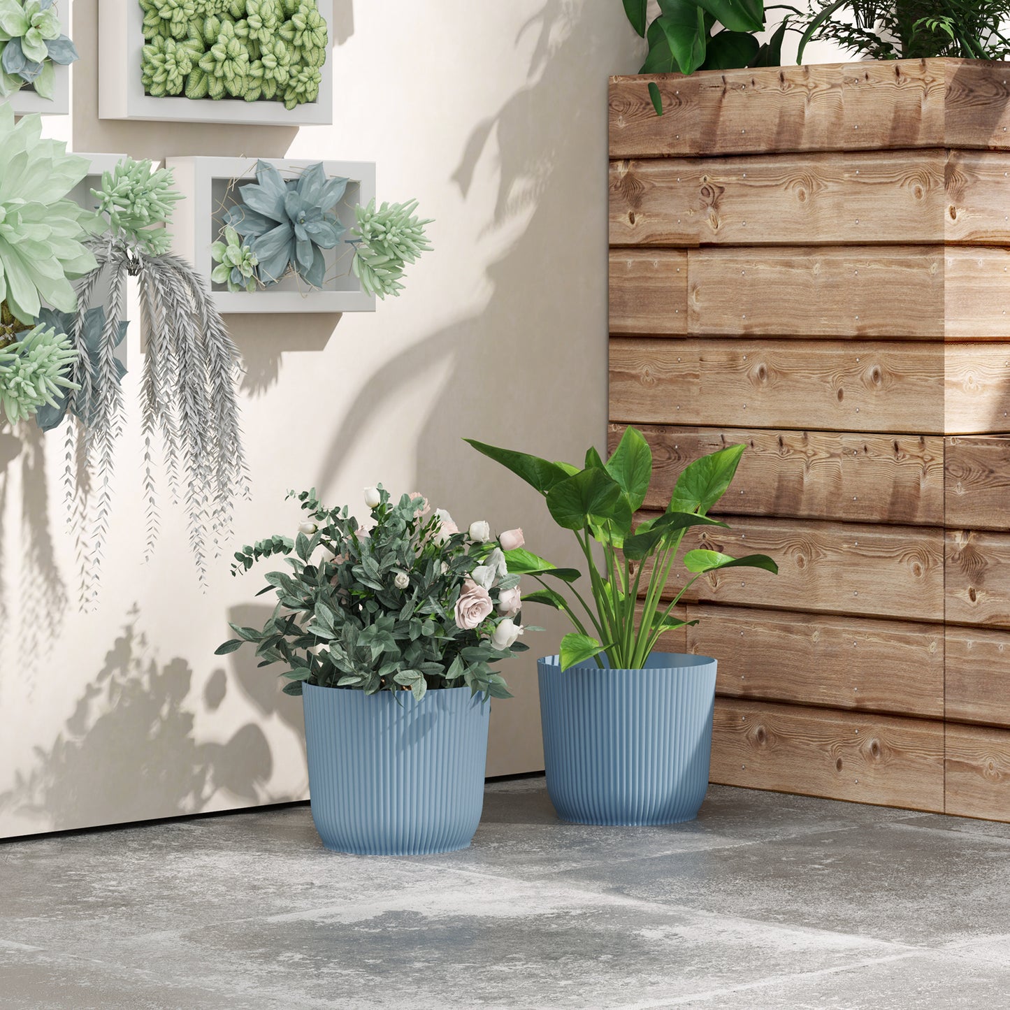 Set of Two Ф22cm Planters