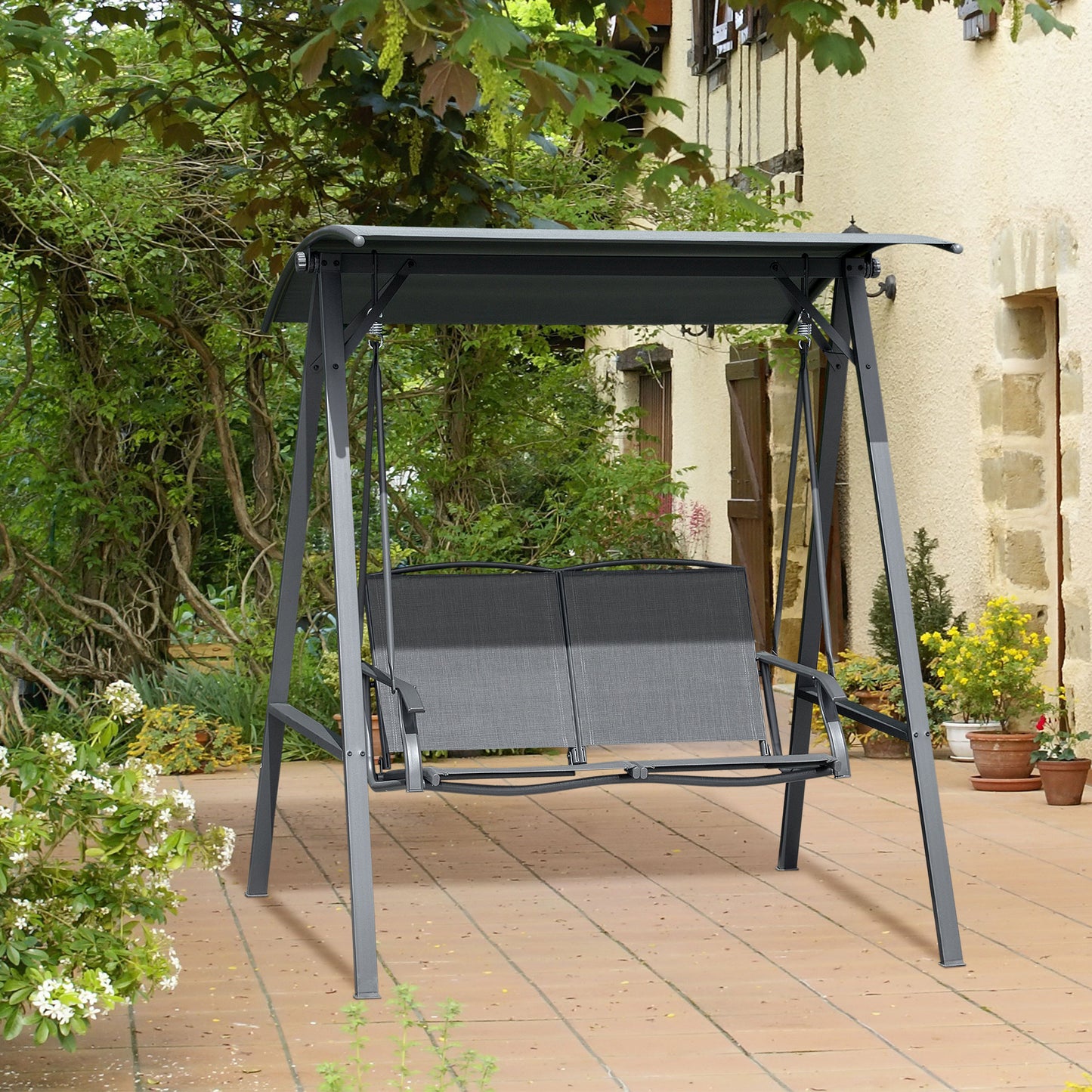 2 Seater Garden Swing Seat Swing Chair