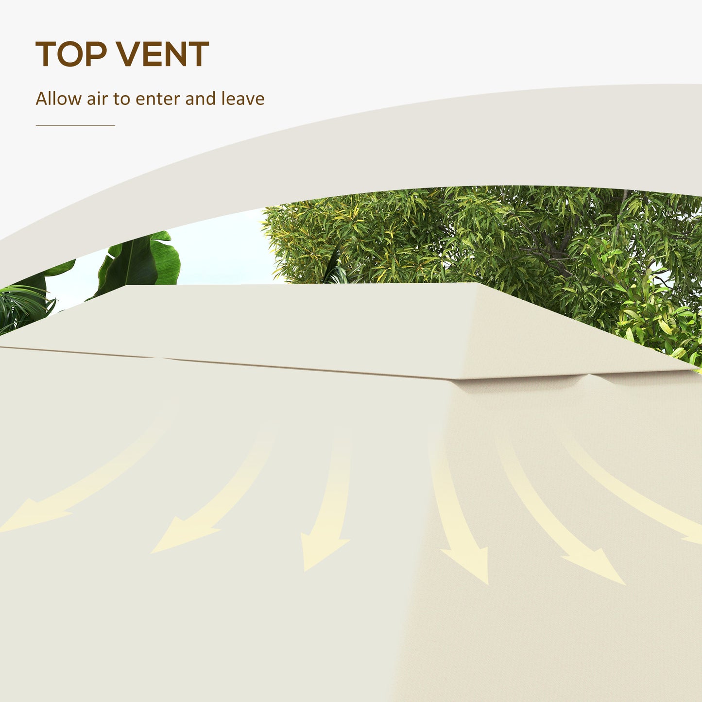 3 x 4m Gazebo Canopy Replacement Cover