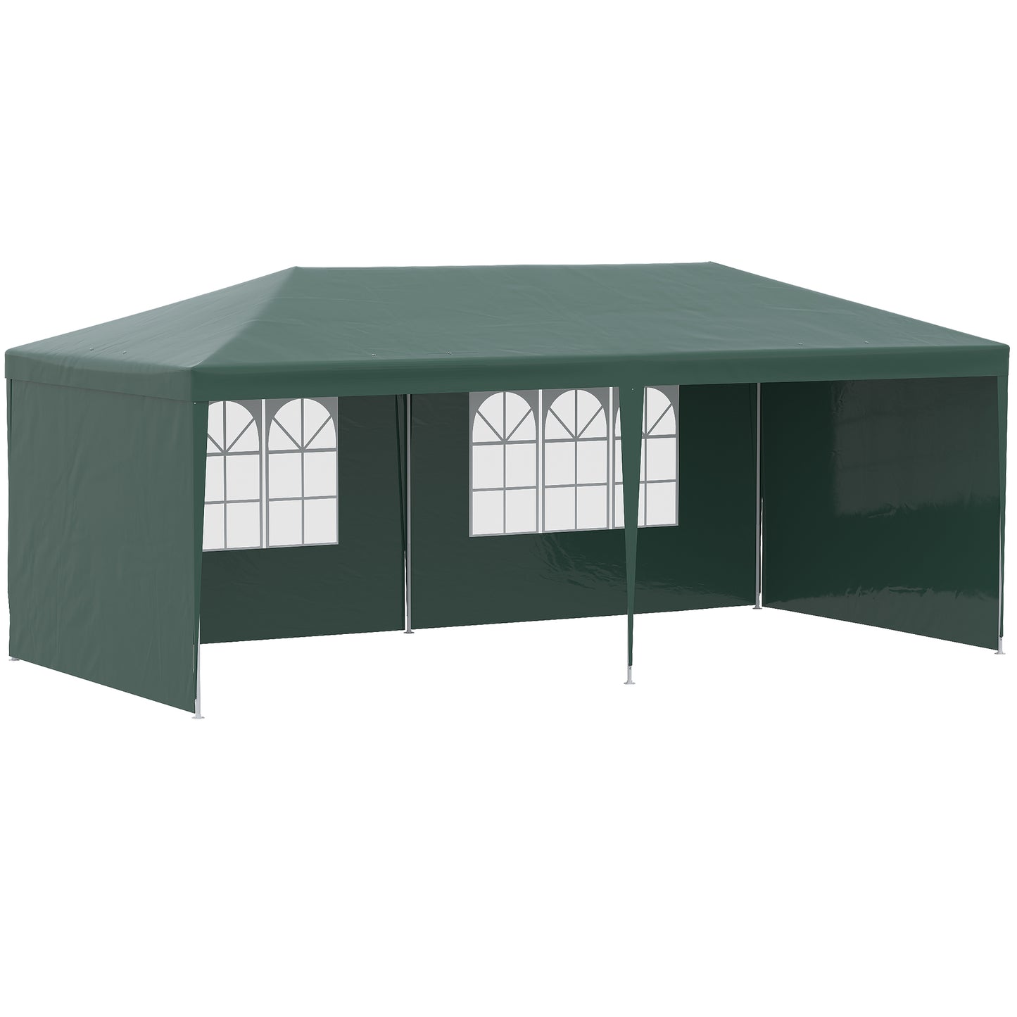 6x3 m Party Tent Gazebo Marquee Outdoor Patio Canopy Shelter
