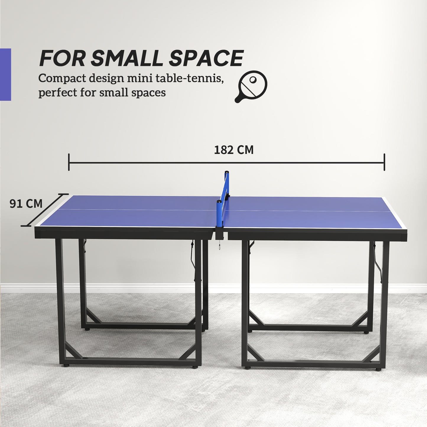 6ft Table Tennis Table, Ping Pong Table with Net