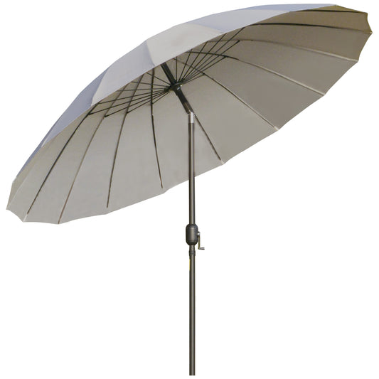 2.5m Tilting Parasol, with Pleated Canopy