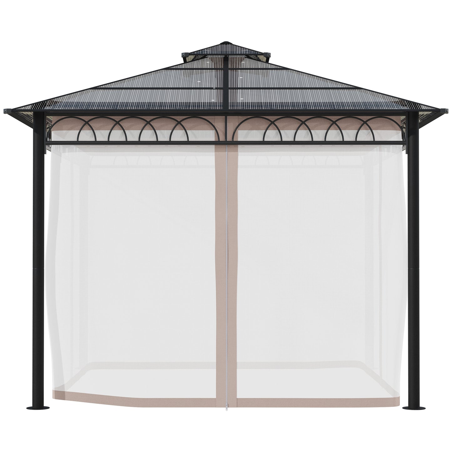 3 x 3 (m) Outdoor Polycarbonate Gazebo