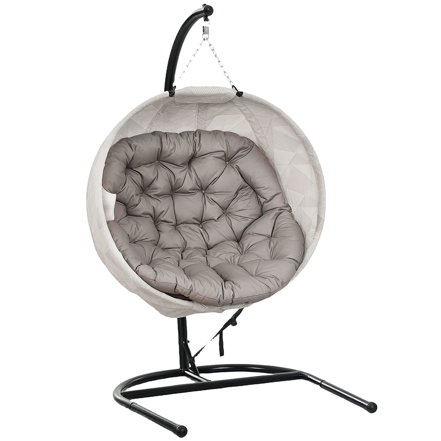 Hanging Egg Chair Outdoor Indoor Garden Swing Chair (1)