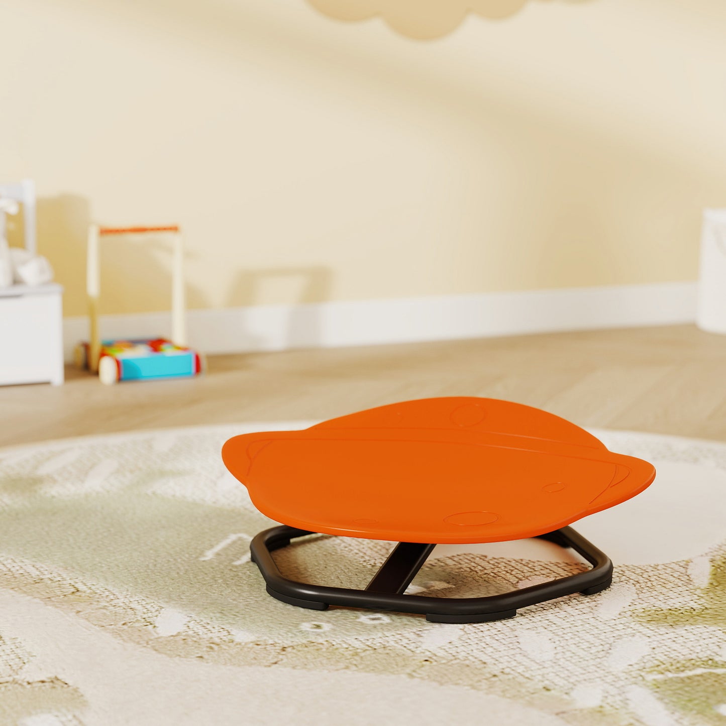 Planet-Shaped-kids Swivel Chair, Sensory Spinning Chair for Balance
