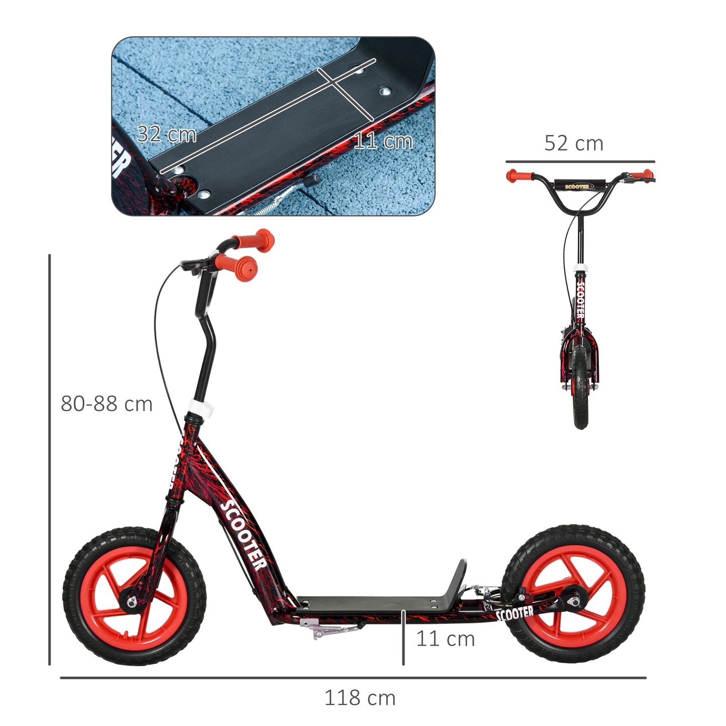 Kids Scooter with Adjustable Handlebar