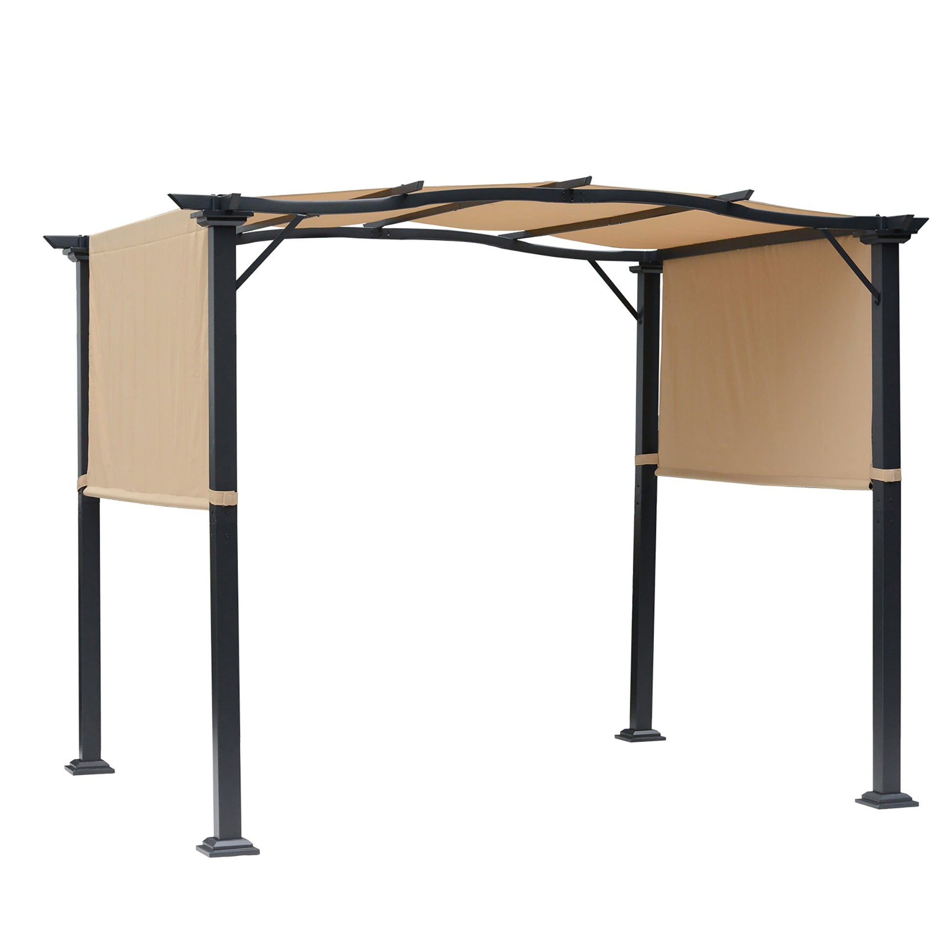 Outdoor Retractable Pergola Garden Gazebo
