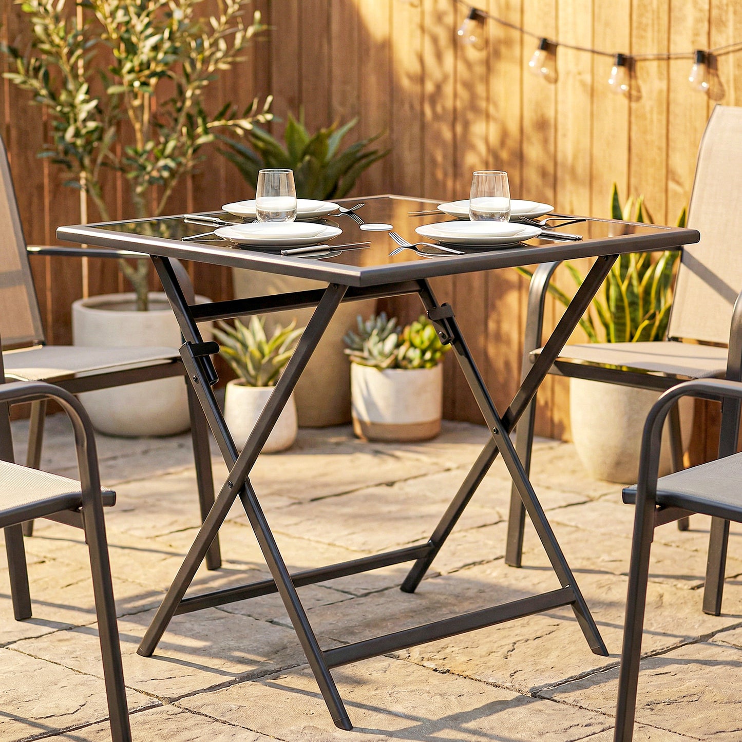 Folding Outdoor Dining Table