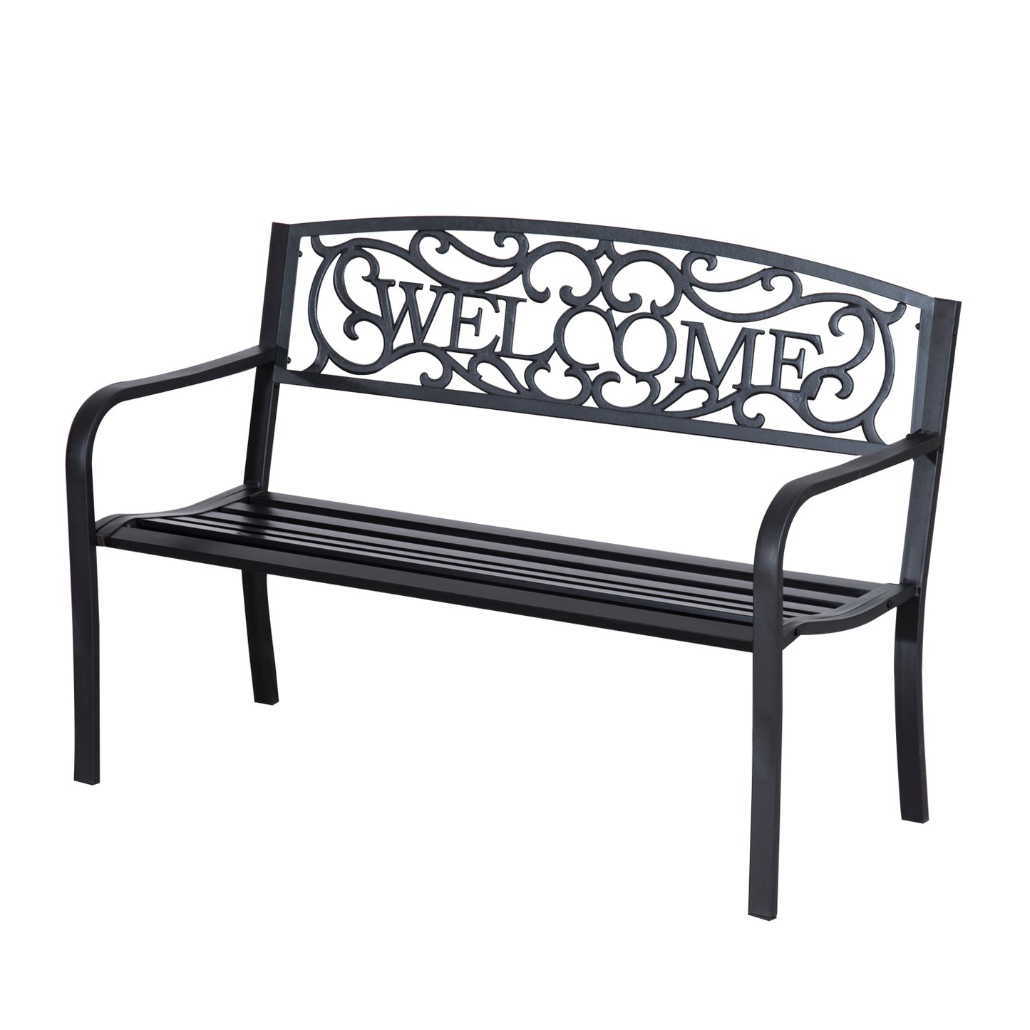 126Lx60Wx85H cm Steel Bench