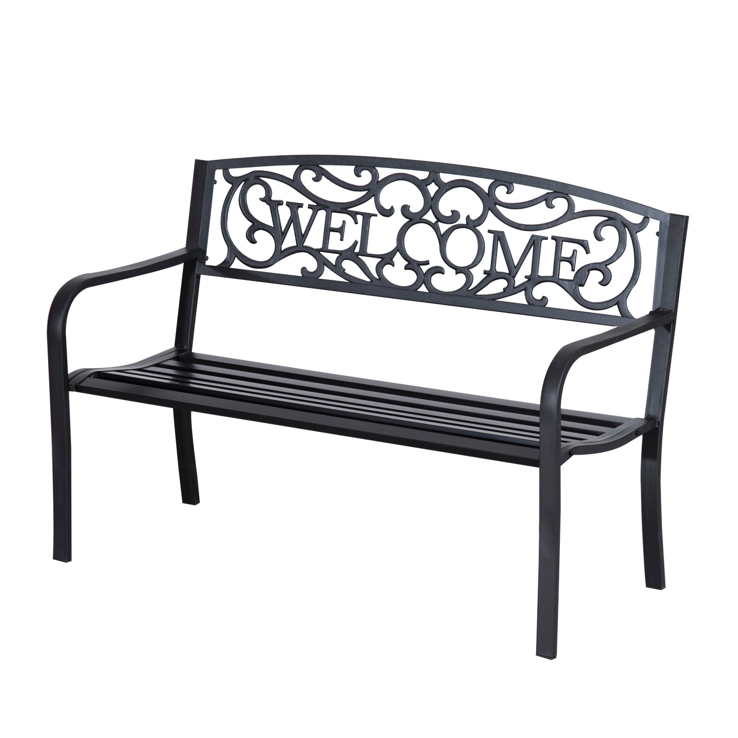 126Lx60Wx85H cm Steel Bench