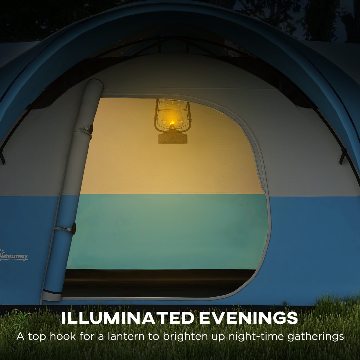 3000mm Waterproof Camping Tent for 5-6 Man