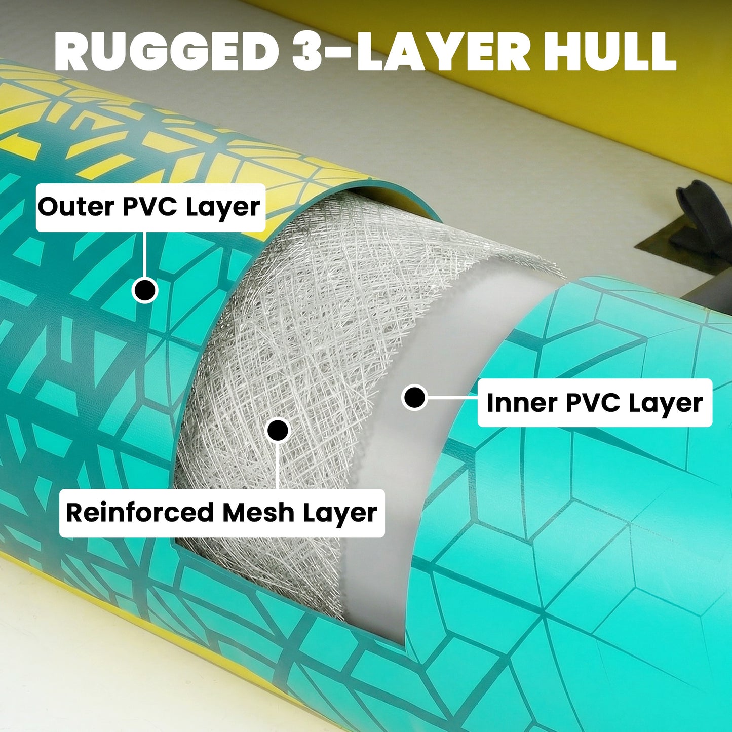 12.5' Inflatable Kayak Set (1)