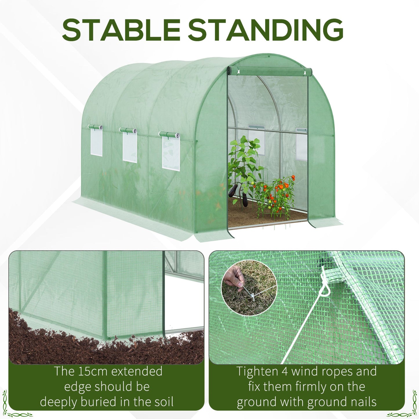 Walk-in Polytunnel Greenhouse (1)