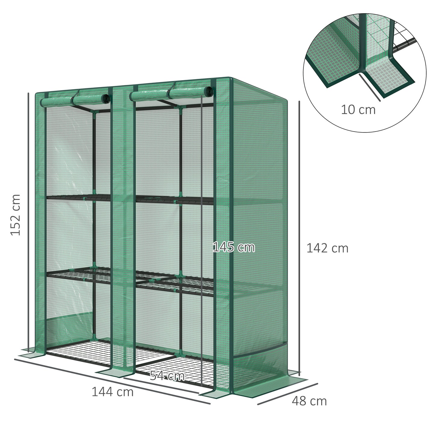 Three-Tier Mini Greenhouse (2)