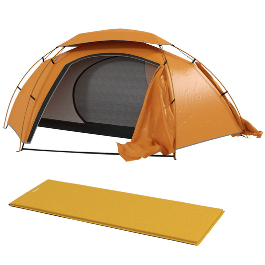 Camping Tent with Self Inflatable Mattress (1)