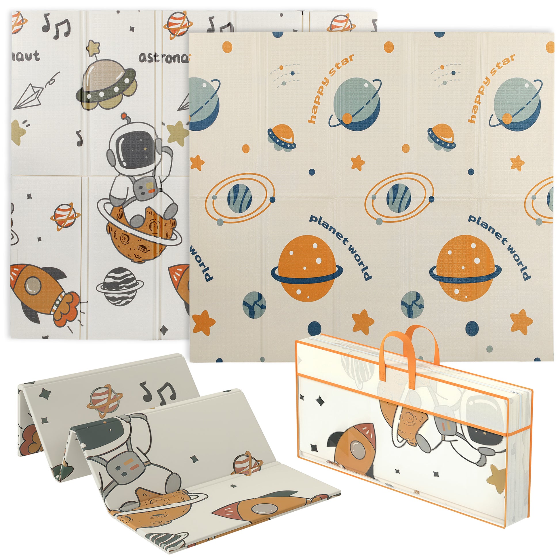 Baby Play Mat, Double Sideded Foldable Kids Crawling Mat (1)
