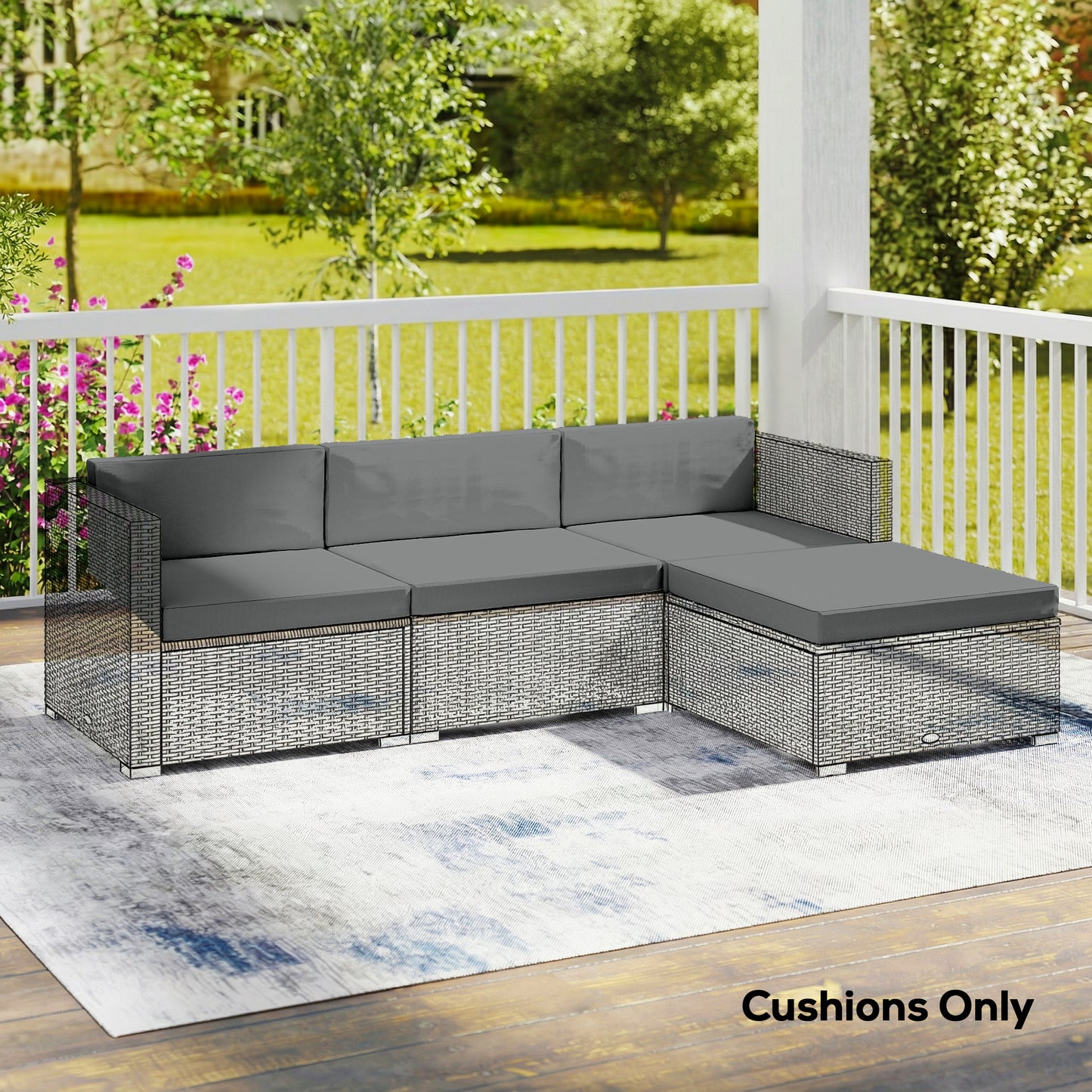 7-Piece Patio Furniture Cushions