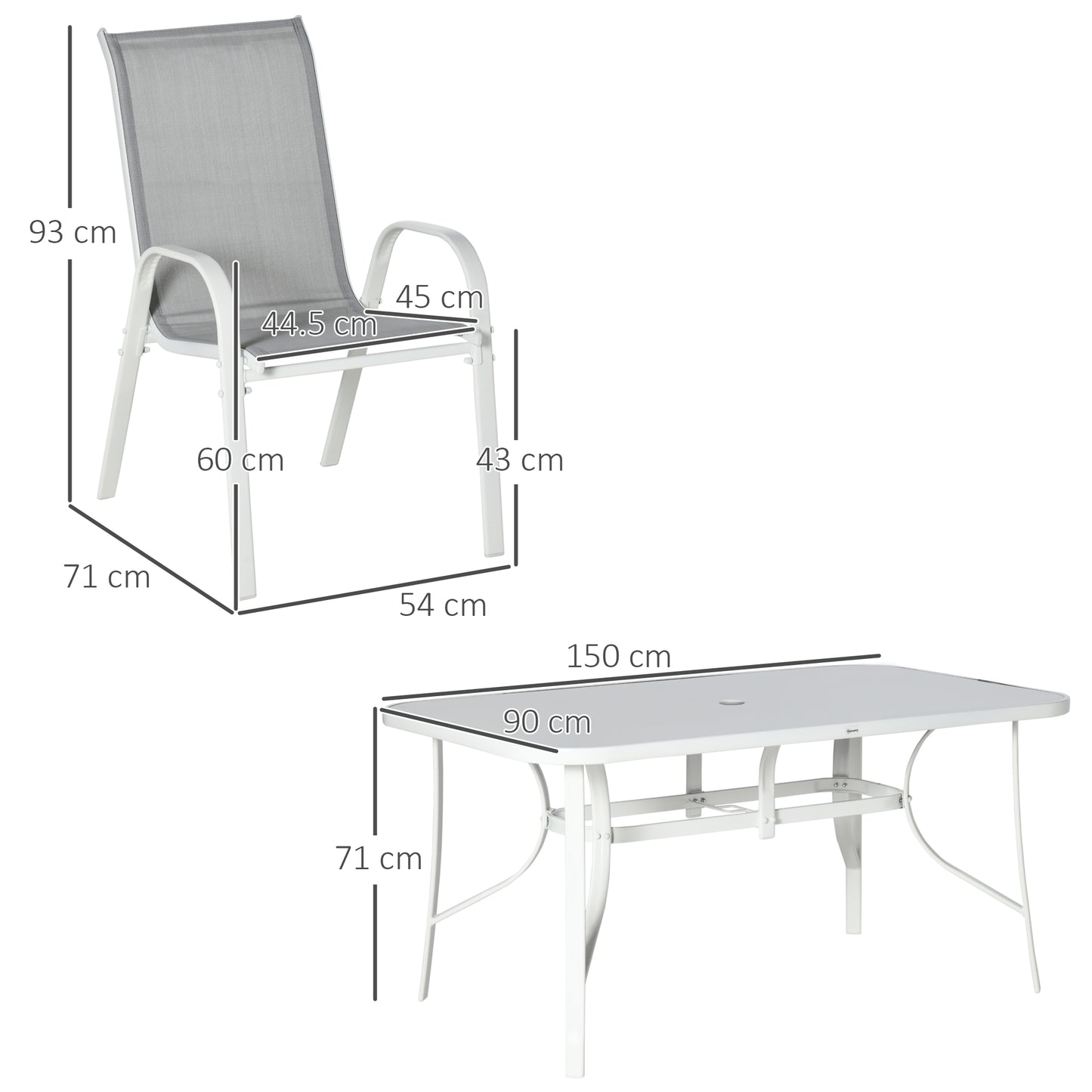 Seven-Piece Outdoor Dining Set