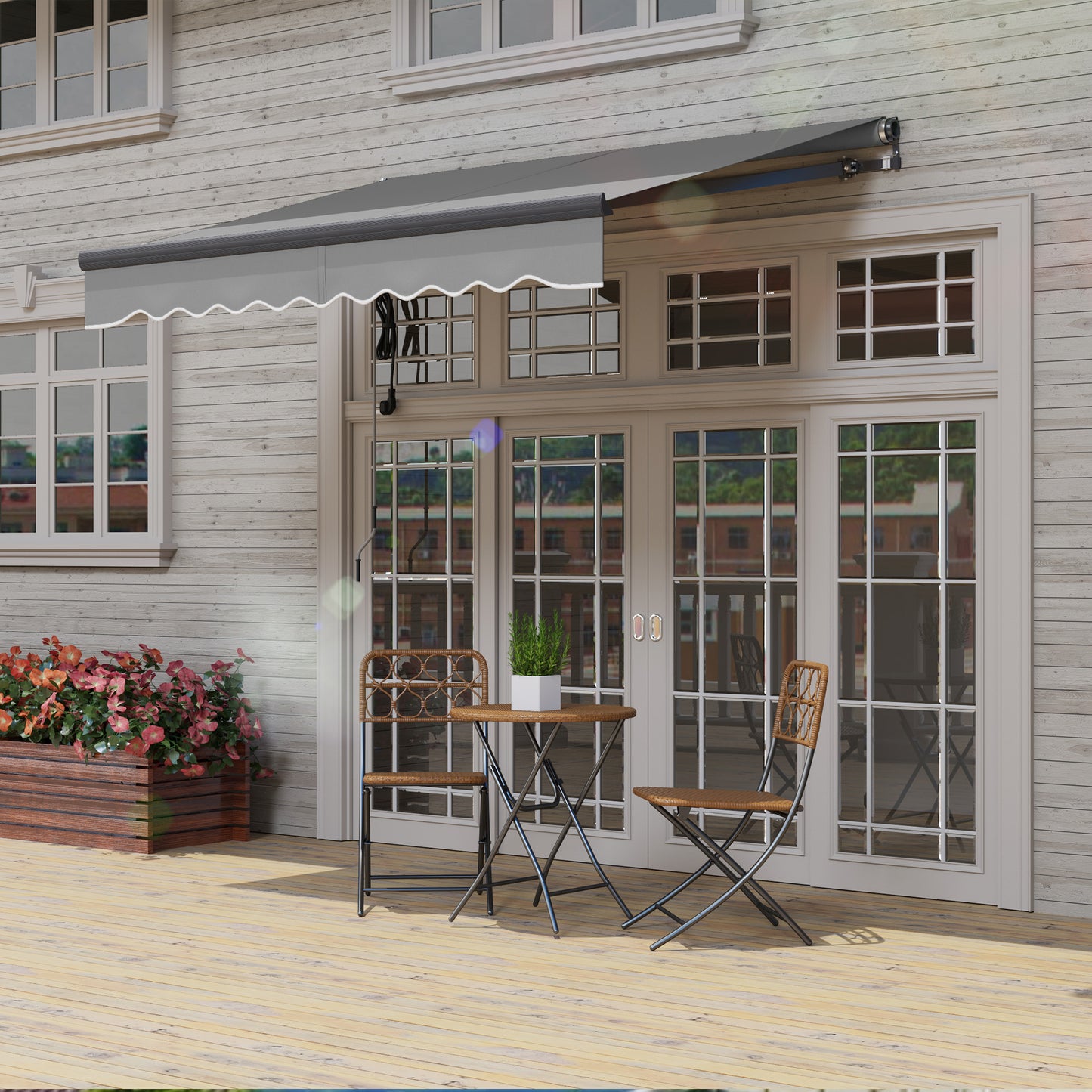2.5 x 2m Electric Awning with Remote Controller (1)