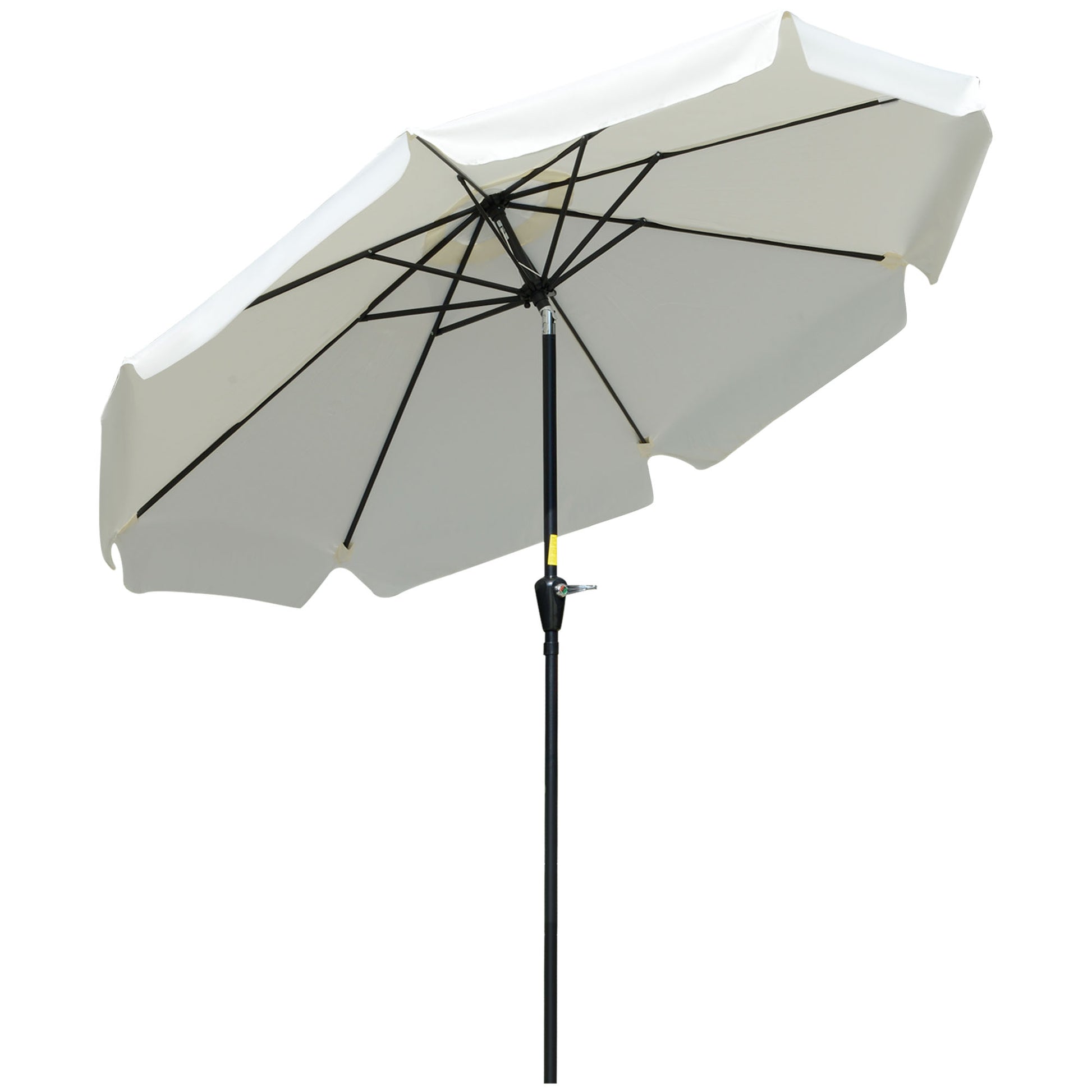 2.7m Patio Parasol Garden Umbrellas with Aluminium Pole