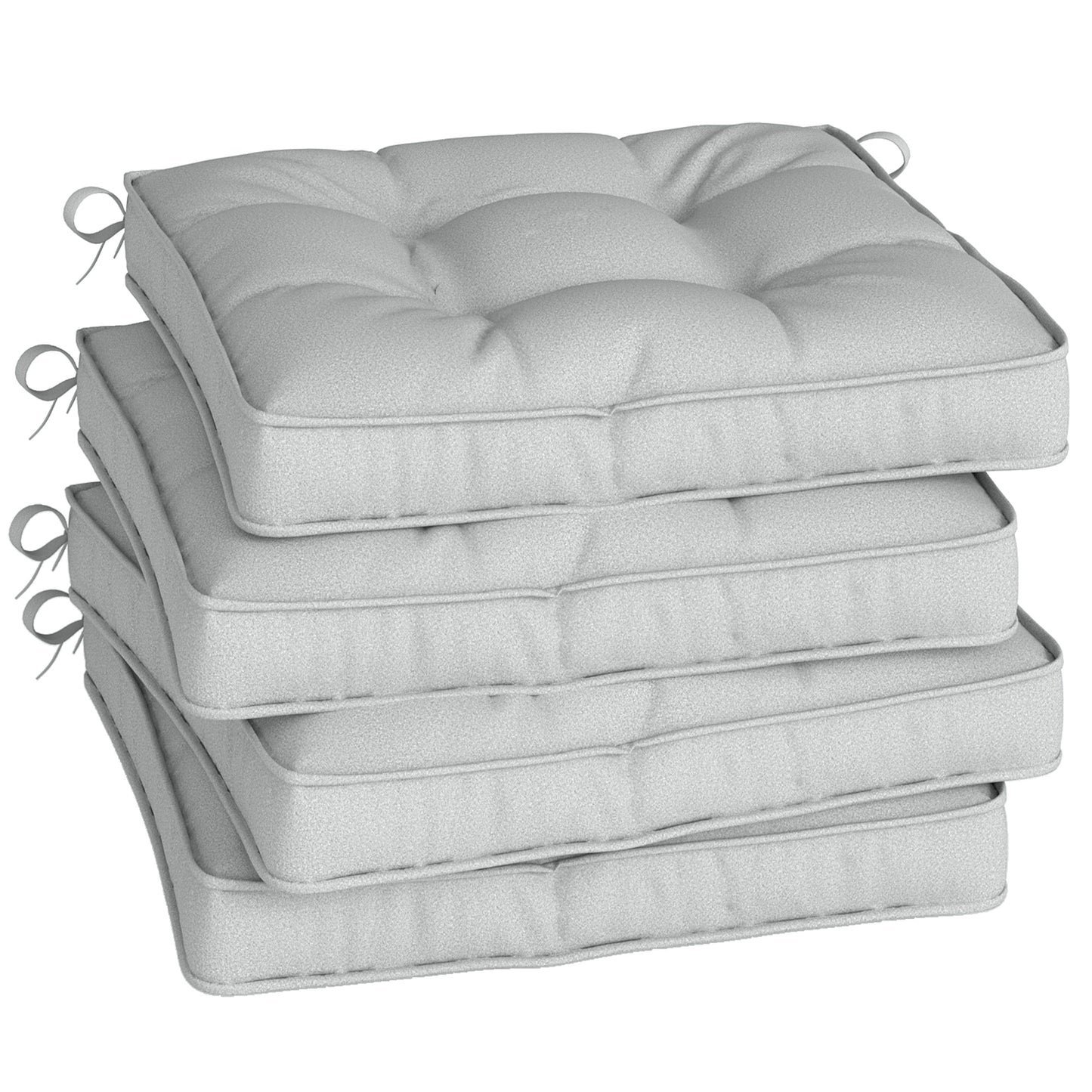 Garden Seat Cushion with Ties
