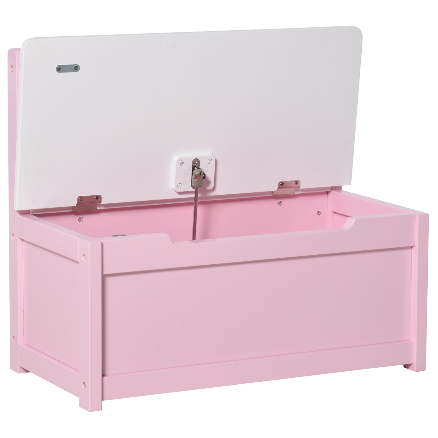 2 In 1 Wooden Toy Box, Seat Storage Bench