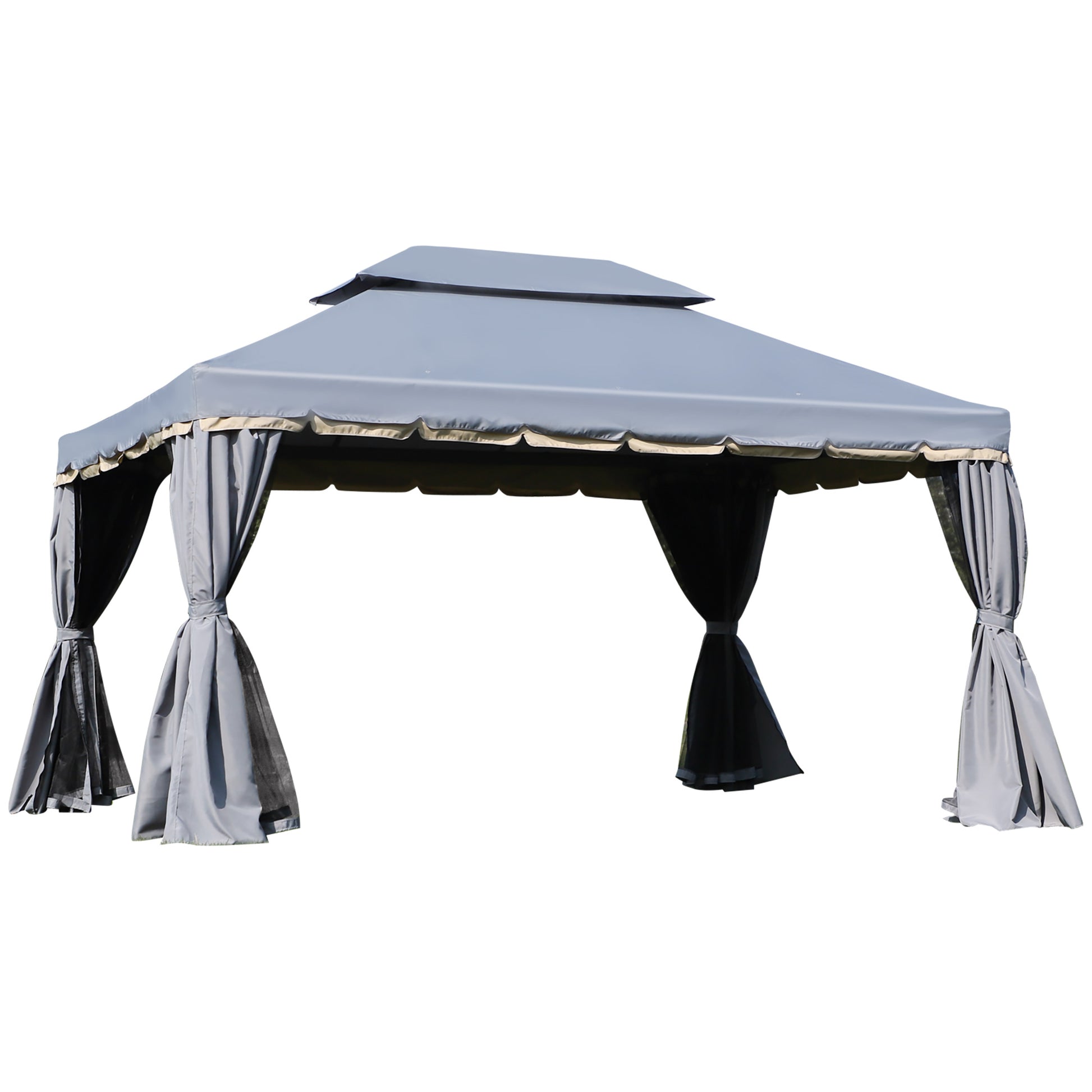 3 x 4m Aluminium Garden Gazebo