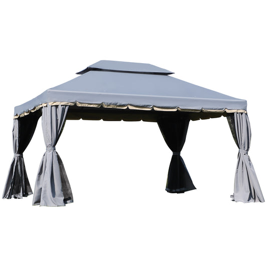 3 x 4m Aluminium Garden Gazebo