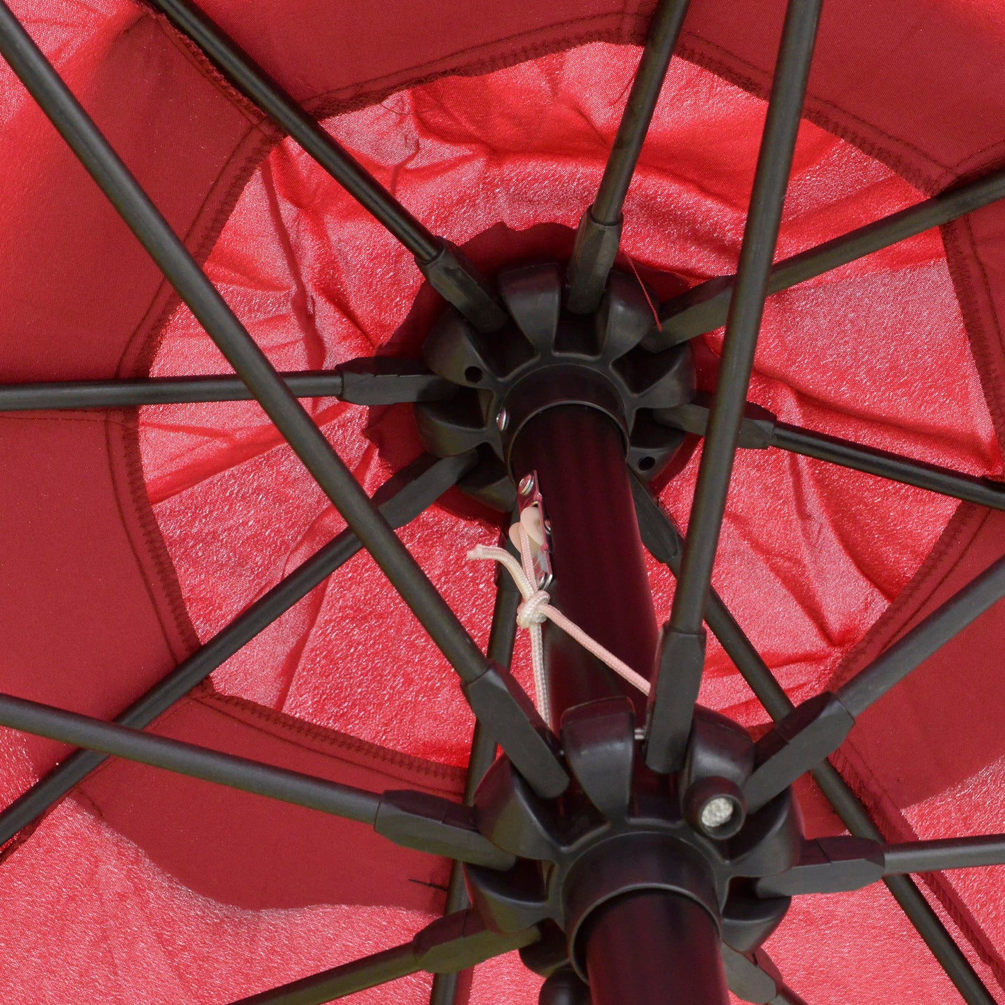 2.7M Garden Parasol Umbrella with Glass Fibre Ribs