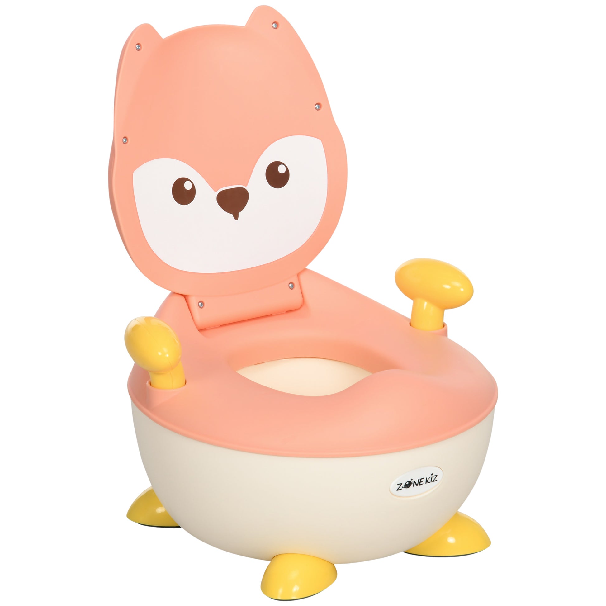 Baby Potty Training Toilet with Splash Guard, Anti-Tip Feet
