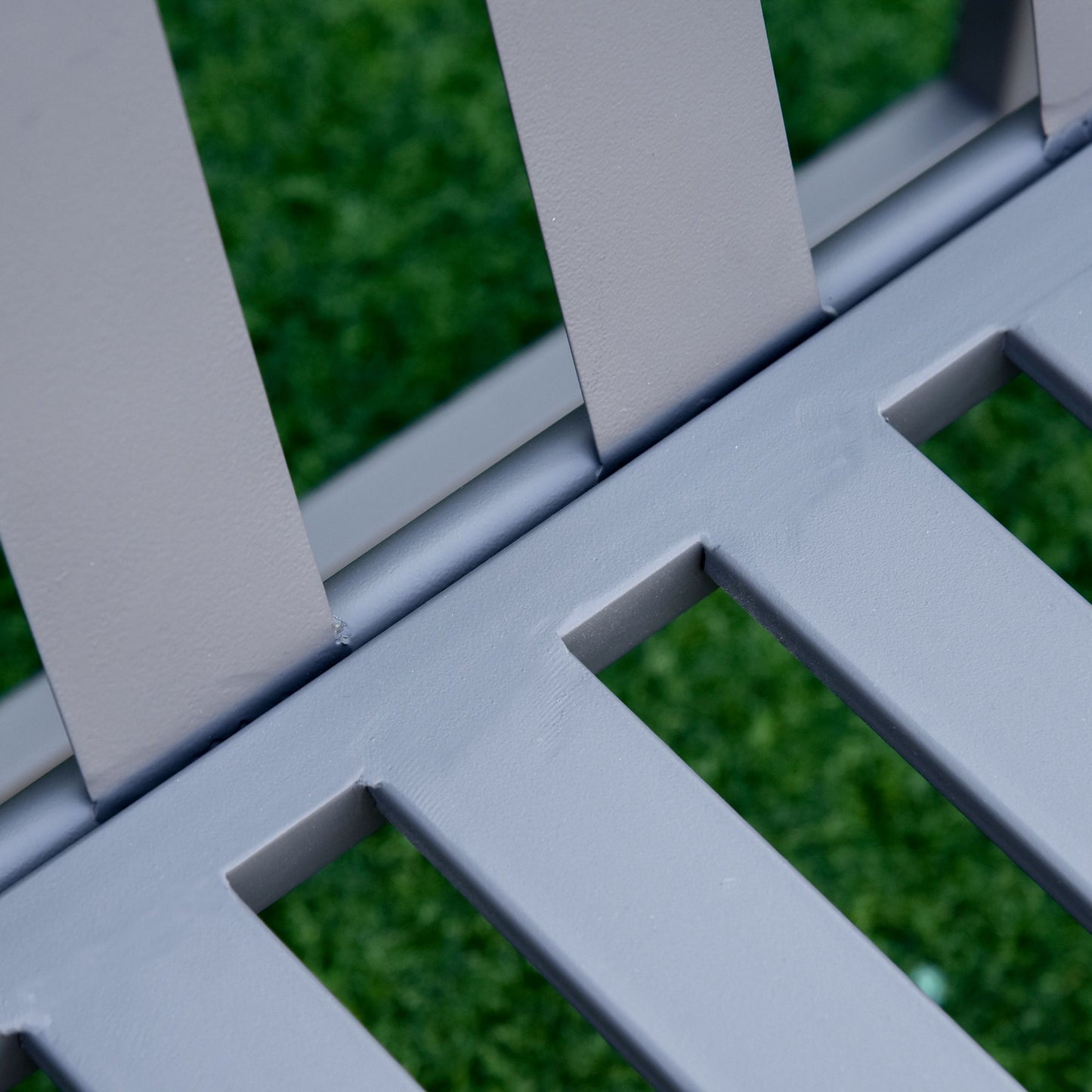 Steel Patio Garden Bench Loveseats