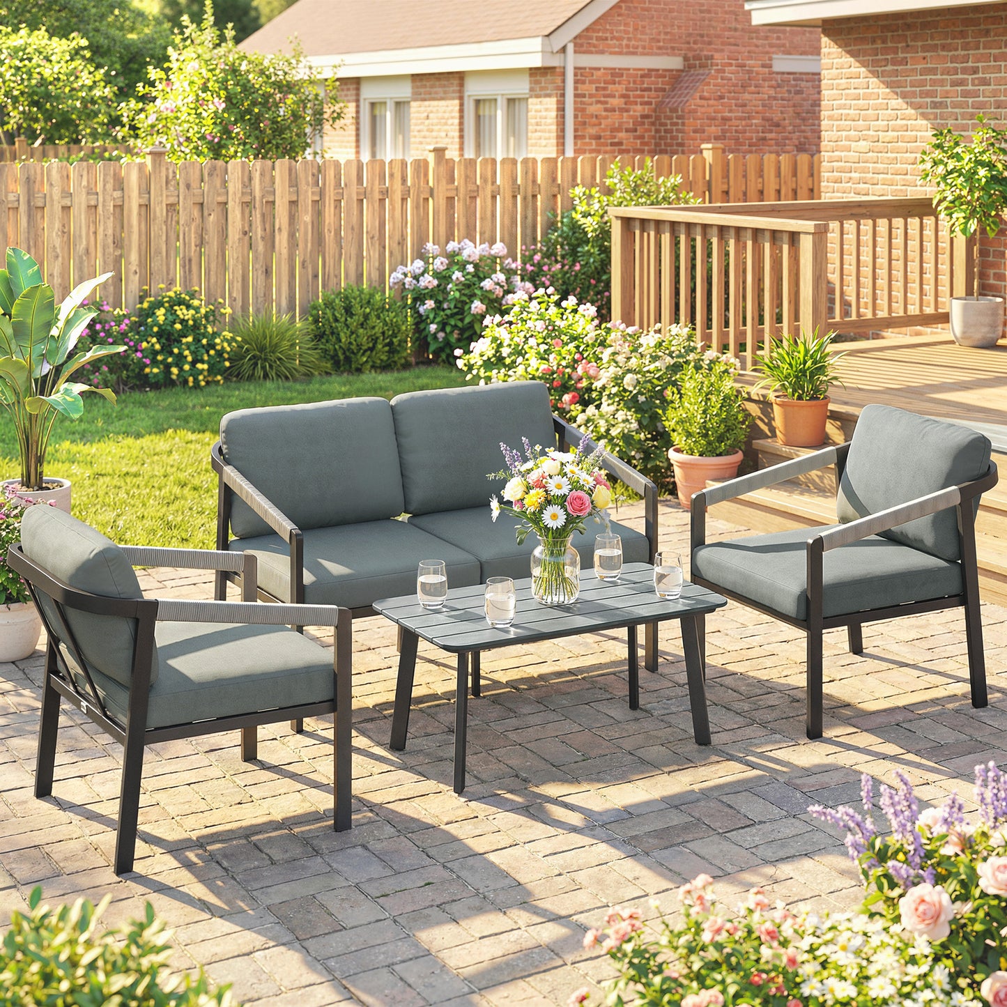 Aluminium Garden Furniture Set